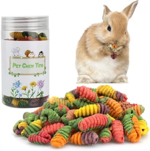 ألعاب مضغ على شكل أرنب، 150 جرام من مكافآت الأرنب، طعام خنزير غينيا الطبيعي لأسنان الحيوانات الصغيرة، ألعاب مولار للهامستر شينشيلا جربيل السنجاب in Kuwait