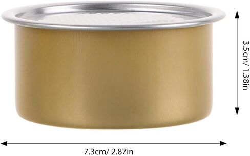 Cabilock Self-seal Tin Can with Lid, 100ml 12pcs Press-In Food Container Empty Pet Food Can Snack Containers Refillable Airtight Tin for Fish Meat Pet Food in Saudi Arabia