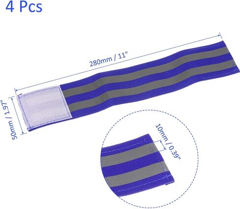 Arm Wrist Ankle Leg Strip, High Visibility Reflective Running Gear, Apply to Cycling Running in Saudi Arabia