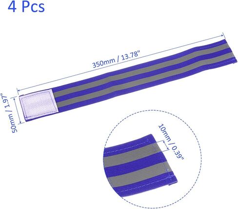 Arm Wrist Ankle Leg Strip, High Visibility Reflective Running Gear, Apply to Cycling Running in Saudi Arabia