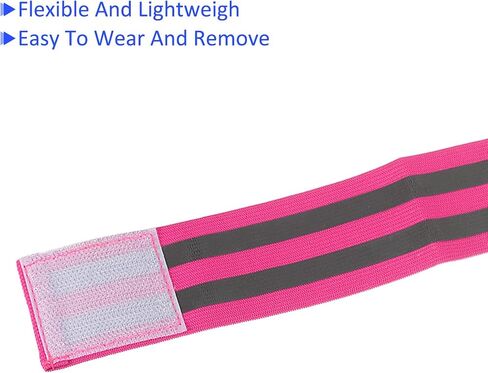 Arm Wrist Ankle Leg Strip, High Visibility Reflective Running Gear, Apply to Cycling Running in Saudi Arabia