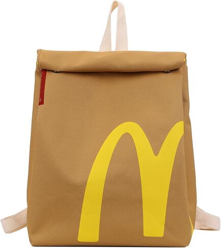 Funny Paper Backpack Classic Large Capacity Bag Cute Shoulder Bag Casual Canvas Backpack Notebook Bag in Saudi Arabia