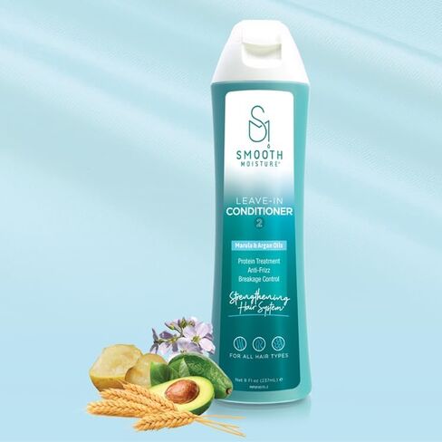 SMOOTHMOISTURE Luxury Smoothing & Strengthening Creme Leave-In Hair Conditioner for Easy Silk Press and Blow Outs (8 oz) in Saudi Arabia