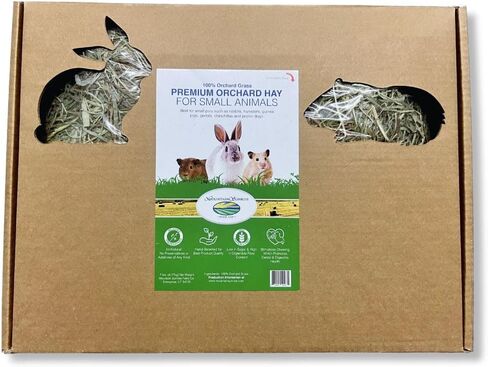 Small Pet Orchard Grass Hay Flake Pet Food for Rabbits, Guinea Pigs, Chinchillas and Other Small Animals, Premium Natural Hay Grown in The US, 7 LB in Saudi Arabia