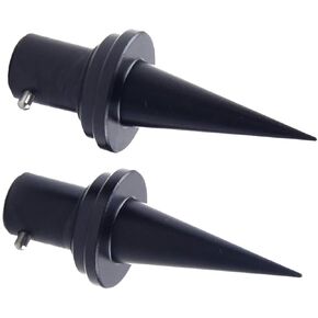 GOTICAL 2Pcs V8 Atlas Bipod Spike Quick Change stabilizer Spike Stainless Quick Install Release for Atlas V8 Bipod Gun Rifle Accessory