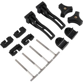 DICMIC Universal Replacement Part for Hard Tri-fold Tonneau Cover Include T-Bolt, Rear Clamp, Front Clamp