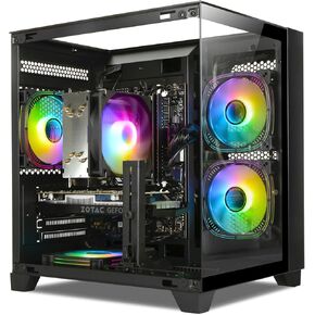 Gaming Desktop Intel Core I5-12400F 6 core 2.5GHz PC Computer, NVIDIA RTX4060 8G, 32G DDR4 RAM, 1TB NVME SSD, Windows 11 Tower Computer for Gaming, Home and Office (White)