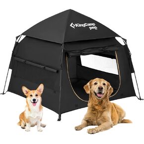 KingCamp Foldable Pet Playpen - Portable Dog Tent for Small to Medium Dogs, Puppy Play Pen with Carrying Case, Indoor/Outdoor Pet Playpen