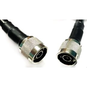 LMR-400/LMR400 N- Male to N-Male (NM-NM) 12 FT Coaxial Cable Assembly Made with Genuine Times Microwave Low Loss 50 ohm Coaxial Cable (12 FEET in Length)-Sold by Cable Assemblies Now