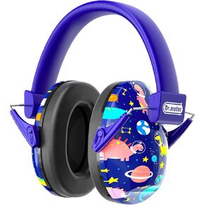 Ear Muffs for Noise Reduction: Dr.meter 27NRR Noise Cancelling Headphones for Kids with Adjustable Head Band, EM100 Hearing Protection Earmuffs for Football Game, Concerts, Air Shows, Fireworks