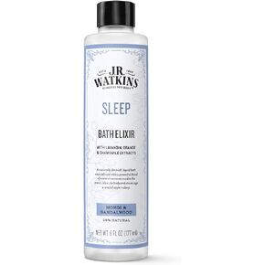 J.R. Watkins Awaken Bath Elixir, Liquid Bath Soak, Rosemary & Rosewood with Natural Extracts, No Salt, No Residue, 6 oz
