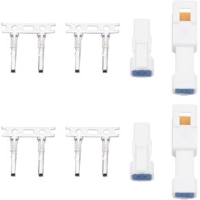 10 Sets 2 Pin JST Connector Socket Plug Male Female Mini Waterproof Housing 02T/02R-JWPF for Automobile Wiring Harness Plug