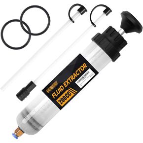 FTIHTRY 500CC Fluid Extractor, Extraction&Fill Pump,Fluid Syringe Pump Manual Suction Vacuum Fuel Car Transfer