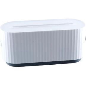 Living Wire Storage Box Large Capacity Data Cable Power Cord Socket Storage Box Desktop Cable Management Box Router Bracket Cord Organizer Box to Hide Power Strips
