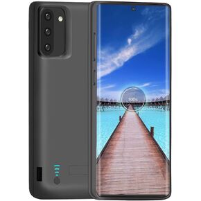 Battery Case for Samsung Galaxy Note 10, 5000mAh Rechargeable Extended Battery Charging Case, External Battery Charger Case, Add 100% Extra Juice