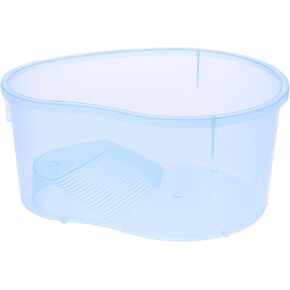 Live Fish Habitat A Size with Small Platform Lagoon-small Plastic Tank Drying No Wwamp Straw Turtle Sky Opening Cover Trees-turtle Blue Breeding