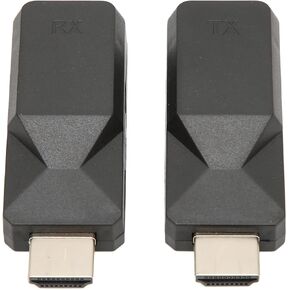 HDMI Extender 164ft Over Single Cat6/Cat7/Cat5e, 1080P Single Ethernet Cable Amplifier Transmitter Receiver, Low Latency HDMI Extension Adapter, Support HDCP 1.2