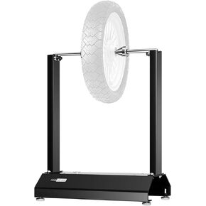 VIVOHOME Motorcycle Bike Wheel Balancer, Rim Tire Balancing Spin Static Truing Stand w/Adjustable Centering Cones 16 × 8 3/5 × 20 Inch