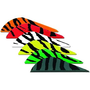Bohning Blazer Tiger Archery Vane (100-Pack), Orange, 2 inch