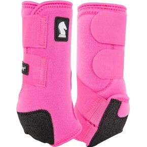 Classic Equine Legacy2 Hind Support Boots, Hot Pink, Small