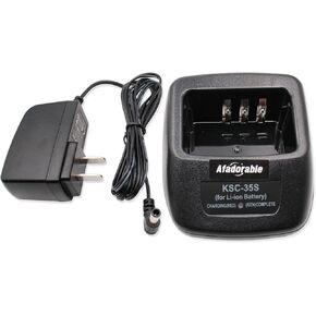 KSC-35S Rapid Charger Fit for TK-2200LP TK-2300VP TK2300 TK2400 TK2402 TK-3200L TK-3302UK TK3400 TK-2300 TK-3300 TK-2400 TK-3400, KNB-45L KNB-63L KNB-65L Li-ion Battery Charger