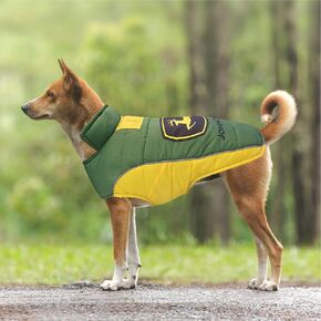 John Deere Puffer Vest for Dogs & Cats, Size: Small*. Cozy, Waterproof, Windproof, Warm Dog Coat Apparel for Cold Weather, for Small, Medium, Large, Extra Large Dogs or Cats. Best PET Warming Jackets