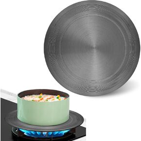 Heat Diffuser for Gas Stove, Heat Diffuser Plate, Gas Stove Diffuser, Aluminum Gas Stove Diffuser Heat Conduction Plate, Gas Reducer Flame Guard Simmer Ring Plate for Gas Stove Glass Cooktop Converter