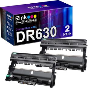 E-Z Ink (TM Compatible Drum Unit (Not Toner) Replacement for Brother DR630 DR 630 to Compatible with DCP-L2520DW DCP-L2540DW HL-L2300D HL-L2305W HL-L2320D HL-L2340DW HL-L2380DW HL-L2680W (2 Pack)