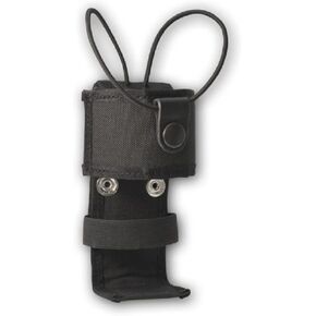 L-Style Radio Holster Universal Case Nylon Adjustable Radio Holder with Shelf and Elastic Strap