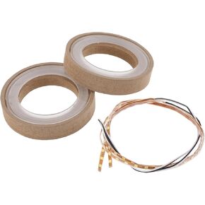 2 Set Universal Speaker Spacer Ring Tweeter Speaker Spacer Adator Waterproof for 3.28" with Acrylic Washers and Light Strip Brown Wood