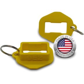 Magazine Loader for The Smith & Wesson M&P 9mm EZ - Easy Pain Free Loading - Comfortable Grip - Speed Loader Accessories - Large Flanges for Thumb Relief - 2 Pack (Yellow)