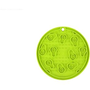 يلعب. حصيرة تغذية لعق غنية للكلاب والقطط - ZoomieRex EverLick، رائعة للجراء والكلاب الصغيرة والمتوسطة والكبيرة - تخفف الملل، وحدة تغذية بطيئة للوجبات أو الحلوى، آمنة للاستخدام في غسالة الأطباق (الأناناس)