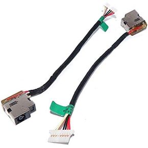 Charging Port DC in Power Jack Cable Replacement for HP 15-AC 15-AF 15-AC163NR 799736-Y57 799736-S57 799736-T57