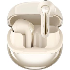 Bluetooth V5.4 Wireless Earbuds, Air5 Semi in-Ear Earbuds aptX Lossless Audio, Hi-Res Qualcomm Snapdragon Sound Earphones QCC3091 Chip, 13mm Driver, 30H Playtime, IPX5 Waterproof, Multipoint Pairing
