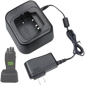 AD-110 BC-119N Desktop Charger for ICOM IC-F70 IC-F70D F70DS IC-F70DST IC-F70S IC-F70T IC-F80 IC-F80DS IC-F80DT IC-F80T IC-F9011 Radios BP-235 BP-236 BP-254 BP-253 Battery Charger Base