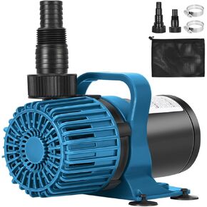 150W 3000GPH Large Outdoor Submersible External Garden Duck Koi Fish Pond Pump with Long Cord and 180° Ajustable Outlet, Waterfall Pump, Fountain Pump, Aquarium Pump, Quiet Operation