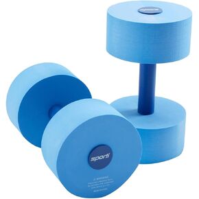Sporti Aquatic Fitness Dumbbells Water Weights for Water Aerobics Fitness and Pool Exercises, Strengthening Upper Body
