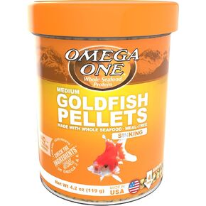 Omega One Goldfish Medium Pellets 4.2oz