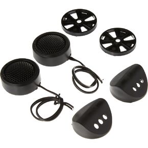 CERWIN-VEGA! XED Series 1" Car Tweeters (Pair) - 20W RMS 4 Ohm, 1" Piezo Dome CV Tweeter Add-On Kit, Wide Frequency Range 5,000-18,000 Hz, Lightweight Design, Perfect for Enhanced Car Audio Systems