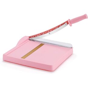 Paper Cutter, Paper Trimmer with Safety Guard, 12" Cut Length Paper Slicer with 16 Sheet Capacity Paper Cutting Board,Guillotine Paper Cutters and Trimmers for Cardstock Cardboard Vinyl