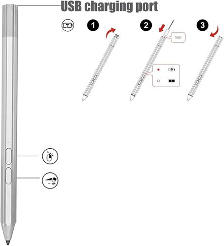 4096 قلم دقيق لمستوى الضغط 2 قلم لجهاز Lenovo Xiaoxin Tab P11/P11 Pro/ J606F/P11 Plus/Yoga Pad Pro/Legion Y700 for Pad Plus 2023/Lenovo K11/ K11 Pro/ P11 Tianjiao Pad in Saudi Arabia