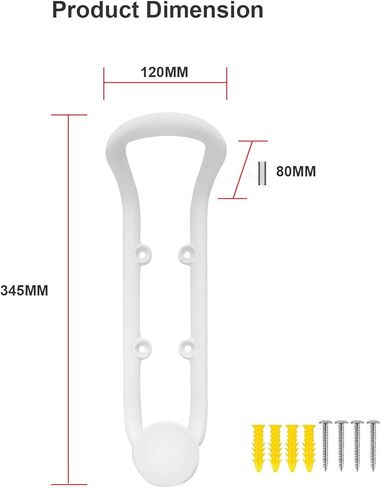 دعامة تثبيت على الحائط لمكبر الصوت المنزلي، حامل مكبر صوت معدني عالي التحمل لمكبرات الصوت Beoplay A9، متوافق مع أجيال 1 2 3 4 5، أبيض in Kuwait