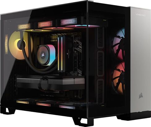 كمبيوتر الألعاب Corsair Vengeance i5100 - وحدة المعالجة المركزية Intel Core i9-14900KF المبردة بالسوائل - وحدة معالجة الرسومات NVIDIA GeForce RTX 4090 - ذاكرة Dominator Titanium RGB DDR5 بسعة 64 جيجابايت - محرك أقراص SSD سعة 4 تيرابايت M.2 - أسود/رمادي in Saudi Arabia
