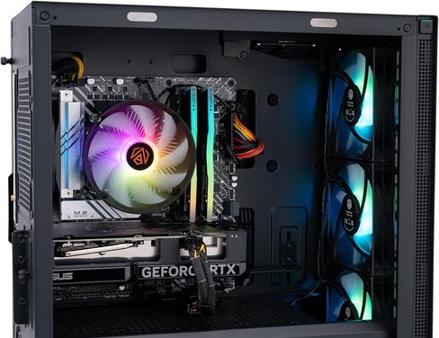 معارك متقدمة ABS Kaze Ruby كمبيوتر ألعاب عالي الأداء - Window 11 Home - AMD Ryzen 5 7600 - GeForce RTX 4070-32GB DDR5 6000MHz - 1 تيرابايت M.2 NVMe SSD - AKR7600F4070 in Kuwait