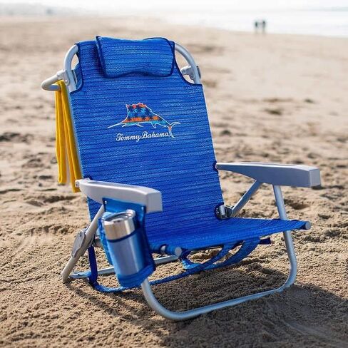 Tommy Bahama Backpack Cooler Beach Chairs - Blue Marlin in Saudi Arabia