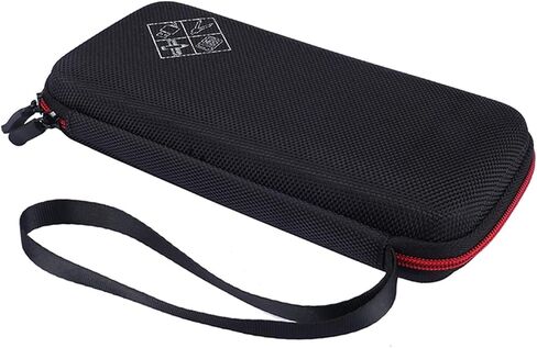 Case for Texas Instruments TI-84 TI-83 Plus CE Graphing Calculators and More - Hard EVA Travel Carrying Shockproof Storage Bag (Black with red Zipper) in Kuwait
