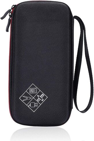 Case for Texas Instruments TI-84 TI-83 Plus CE Graphing Calculators and More - Hard EVA Travel Carrying Shockproof Storage Bag (Black with red Zipper) in Kuwait