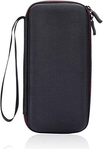 Case for Texas Instruments TI-84 TI-83 Plus CE Graphing Calculators and More - Hard EVA Travel Carrying Shockproof Storage Bag (Black with red Zipper) in Kuwait