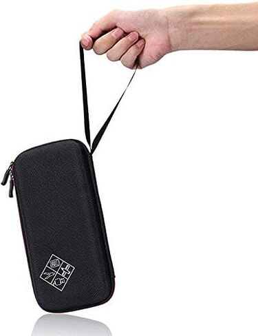 Case for Texas Instruments TI-84 TI-83 Plus CE Graphing Calculators and More - Hard EVA Travel Carrying Shockproof Storage Bag (Black with red Zipper) in Kuwait