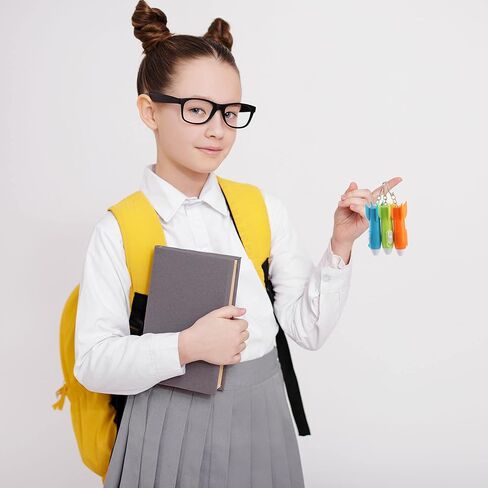 100 Packs Helicopter Flashlight Keychain Rocket Flashlight Keychain for Space Theme Party Birthday New Year Gifs, 4 Colors in Kuwait